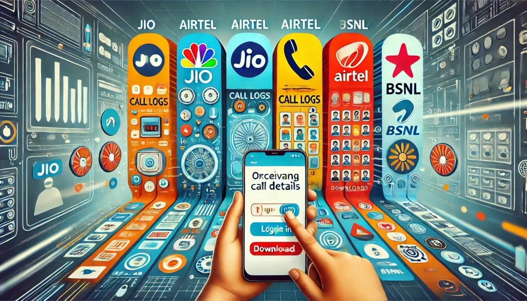 How to Get Call Details of Jio, Airtel, Vi, and BSNL Sim Numbers